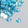 Decor for creativity plastic "Rhinestones. Blue water" set 300 pcs d = 0.8 cm