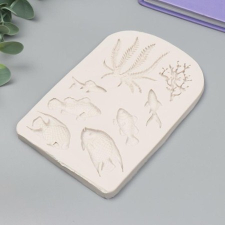 Mold Silicon "Underwater World" 8 items 0.8x9.5x14.2 cm-1