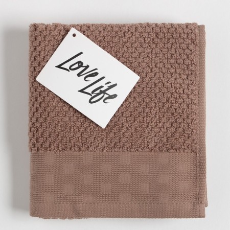 Tmachry towel Lovelife Melody 33x70 ± 3 cm, brown color-4