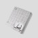 Mirror desktop, mirror surface 11.5 × 14.5 cm, silver color
