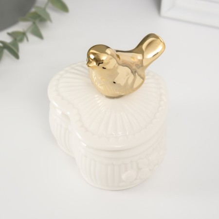 Coramics Coramics "Bird Provence" White 9.5x9.3x9 cm