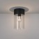Ceiling lamp (SPOT) ELEKTROSTANDARD, Atrani E27 110x1110x185 mm, IP43, black color