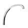 Pour for the Zein "duck" mixer, 22 cm axis, stainless steel, plastic aerator