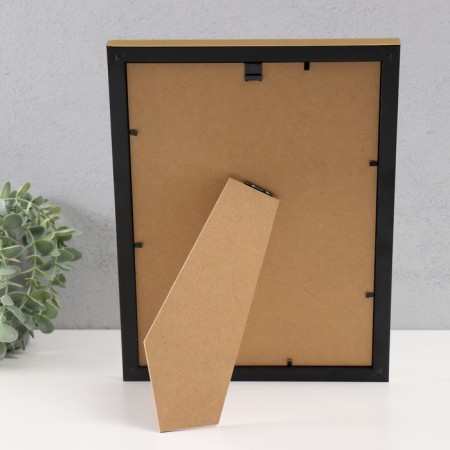 Photo frame Plastic "Gala" 21x30 cm, gold (plastic screen)-3