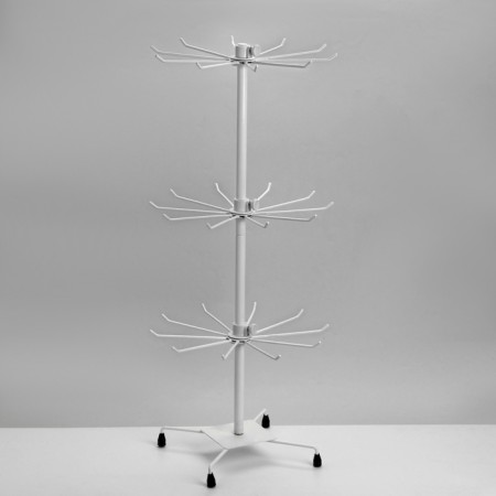 Turnover QF, 3 tiers of 10 hooks, 30 × 30 × 65, white color-1