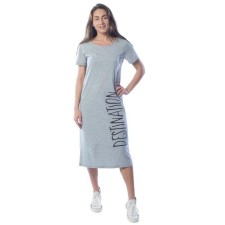 Female dress, size 44, gray-gray color