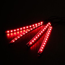 Salon backlight 9 LED-5050, 14 cm, remote control, light music, multicate RGB, 4 pcs