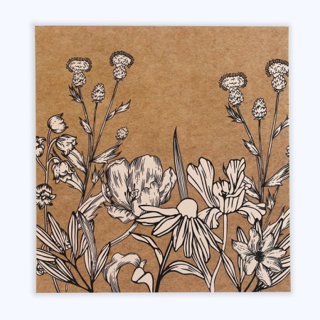 Scrapbooking paper "Sand flowers", 30.5 x 32 cm, 180 g/m²-3