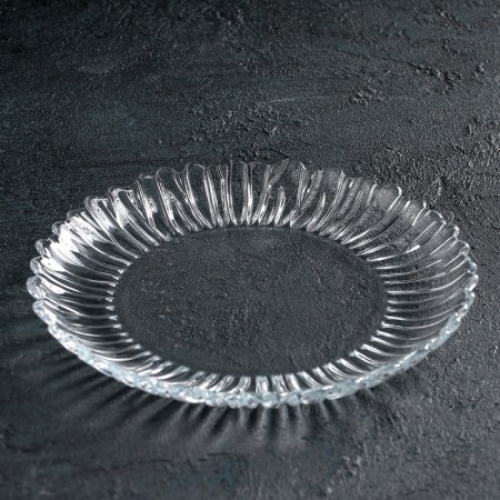 Glass plate Aurora, d = 20.5 cm, the color is transparent-1