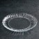 Glass plate Aurora, d = 20.5 cm, the color is transparent