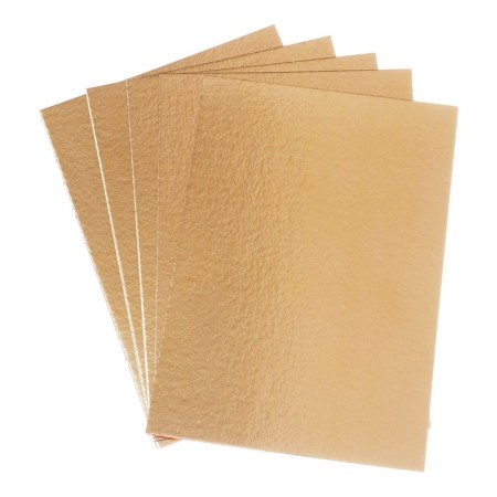 Cardboard foil A4 297*210/0.8 520 g/m2 set 5l gold/gold-1
