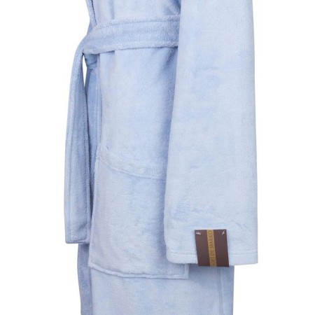 Terry dressing gown "Shanti", size m, blue color-3