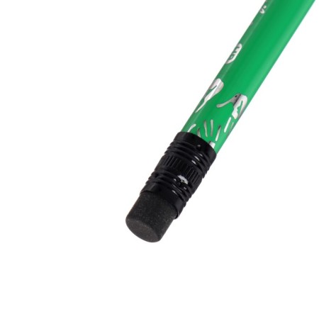 Pencil Blackographic hardness of the NV "Hands" with an eraser, sharpened, round, mix-2