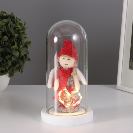 Nightlight “Angel” LED 3HAAA Red 11x11x22.5cm-1