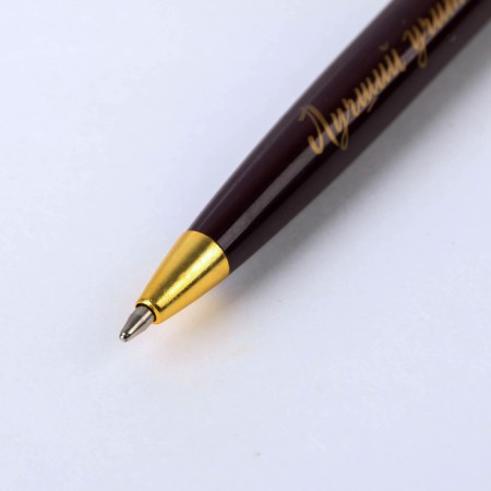 Pen in the tube “Dear teacher!”, Plastic, blue paste, 1.0 mm-4