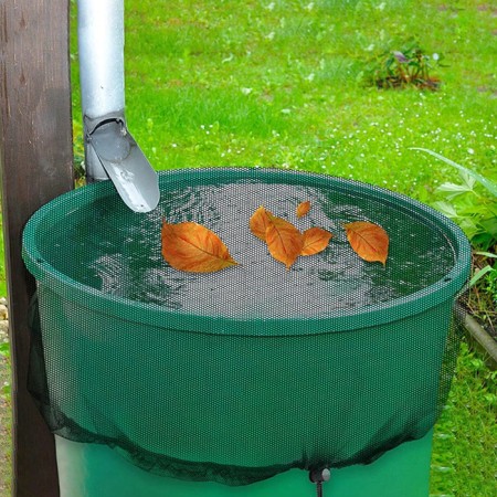Mosquito mesh on a barrel, d = 60 cm, with a puff-5