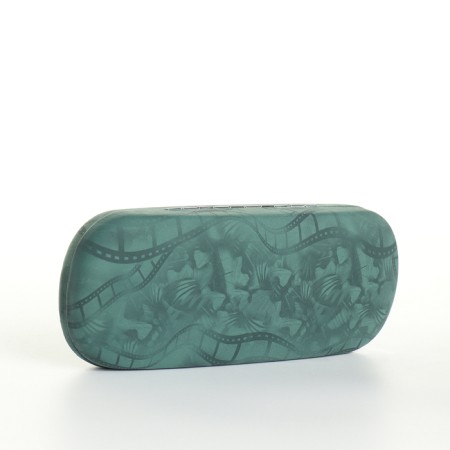 Case for glasses on the cracker, green color