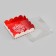 Cookie box, confectionery packaging, "miracles time", 12 x 12 x 3 cm, new year
