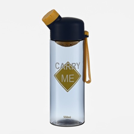 Water bottle, 550 ml, 22.5 x 6.7 cm, sieve, mix-1