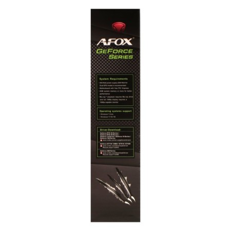 Video card Afox GT1030, 2GB, 64BIT, GDDR5, DVI, HDMI, HDCP-6