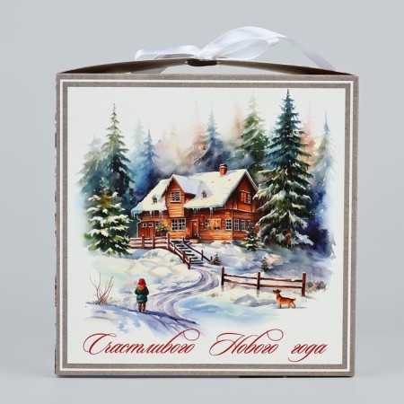 Box a gift New Year's folding “Winter Tale”, 18 x 18 x 18 cm, New Year-2