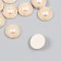 Decor for creativity Plastic "Pearl in the ribbed Kant" set 10 pcs 1.8x1.8x0.6 cm