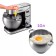 Mixer KitFort KT-3413, Planetary, 2000 W, 10/2/1.5 L, 6 speeds, silver