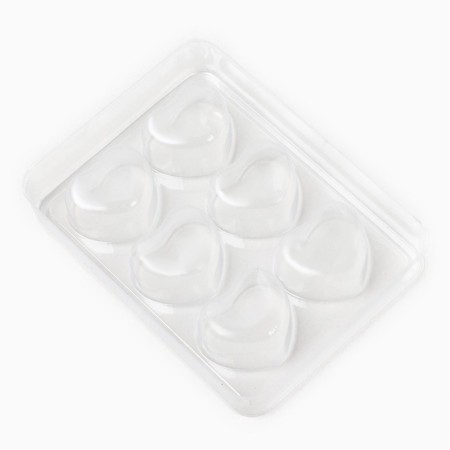 Aromasash with your own hands. Set for creating an aromatic figure made of soy wax "hearts with sparkles"-5