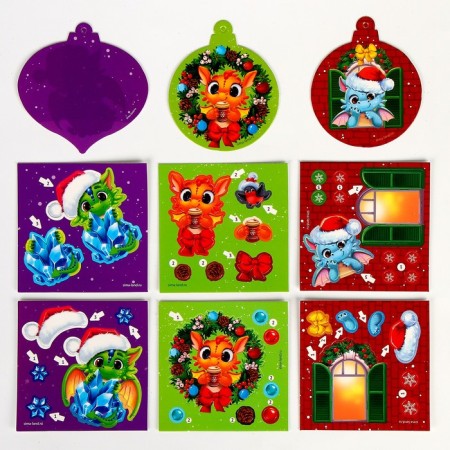 Подарочный набор «Озорные Дракончики», 18 игрушек-5