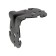 Corner Figus tundra , 90x90x80x2.1 reinforced, Black color 1 pc.