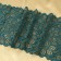 Lace elastic fabric, 180 mm × 2.7 ± 0.5 m, emerald color