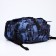 Youth backpack from textiles on lightning, 3 pockets, blue color