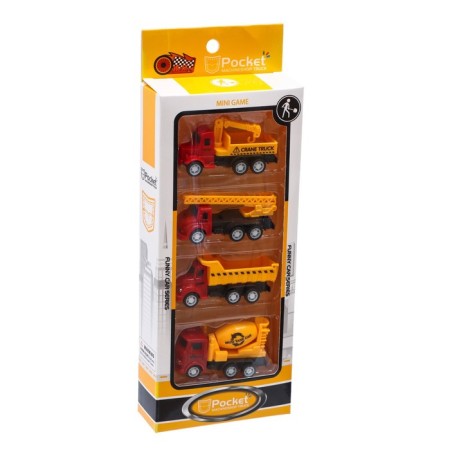 Machine "Construction equipment", set 4 pieces-5