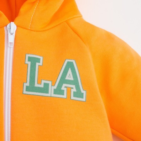 Set: Huds and pants crumb I am "NY", height 68-74 cm, color orange color-2