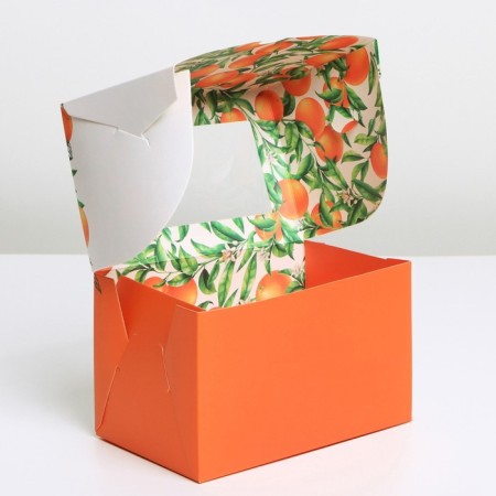 Confectionery packaging Bilateral "Orange", 16 x 10 x 10 cm-4