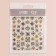 Nail stickers "openwork", voluminous, multi -colored