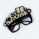 Carnival glasses "graduate", black