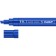 Marker-color construction bison MK-800 06327-7, wedge-shaped, 2-8 mm, blue