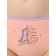 Panties for girls, height 110 cm, peach, lavender, azure, 3 pcs