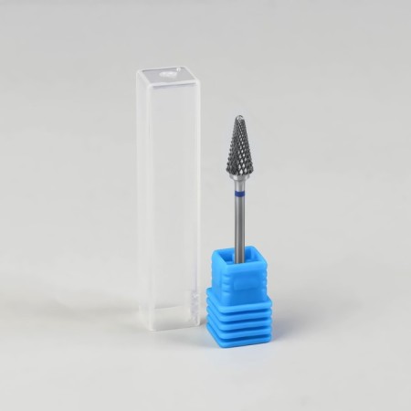 Cool fiber for manicure “cone”, average cut, 6 × 15 mm, in a plastic case-2