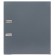 A4, 75 mm registrar, calligrata, PVC, metal edging, pocket for the spine, collected, gray