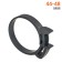 AIRLINE clamp, 44-48/9 mm, power gear castle, plastic P66, black