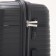 Small suitcase 20 ", lightning department, code castle, 4 wheels, dark gray color