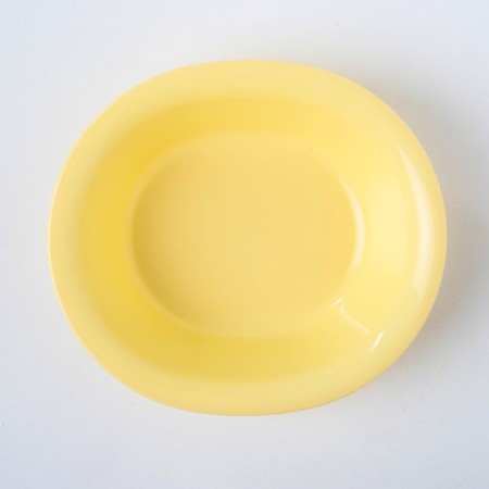 A set of children's dishes, 4 items: bowl, spoon, fork, chip with solid nose 200 ml, MIX color-6