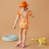 Bathing suit Children's baby Me "peach" growth 98-104 cm