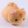 Soft toy "kitten", 20 cm, beige color