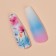 Pauls “gradient”, 12 pcs, with adhesive plates, ballerina shape, blue/pink/white color