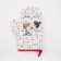 Mitten -Open "Love is you" 20x28cm, sarzha, 100% cotton, Vatin 250g/m2