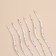 Candles for the cake "Serpentine. Klya", 10 pcs, white