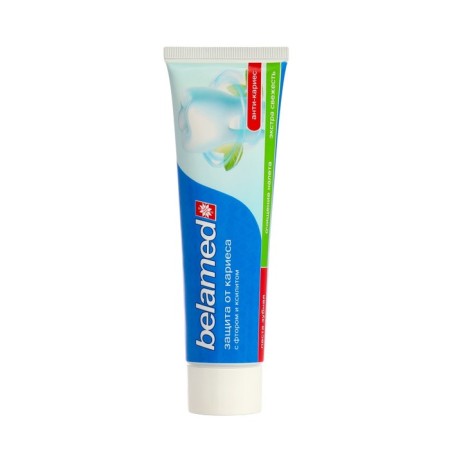 Paste toothpot Belamed protection against caries with fluorine and xilish, 135g-1